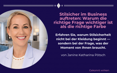Stilsicher und gekonnt im Business auftreten