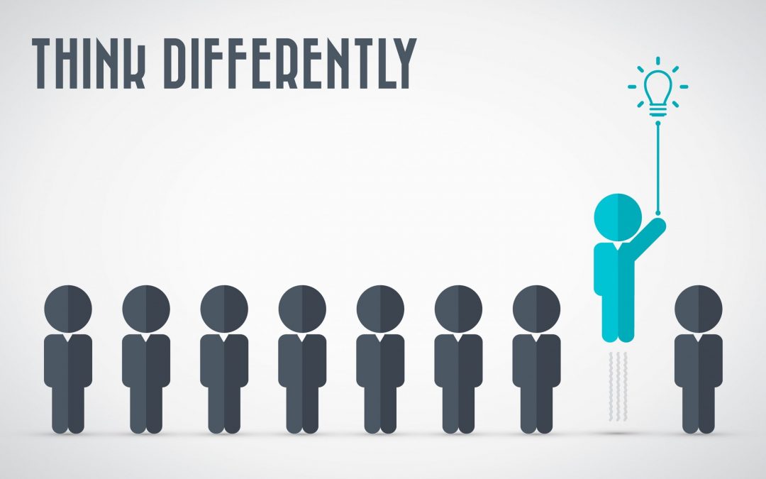 Think differently – Being different, move for success in life –