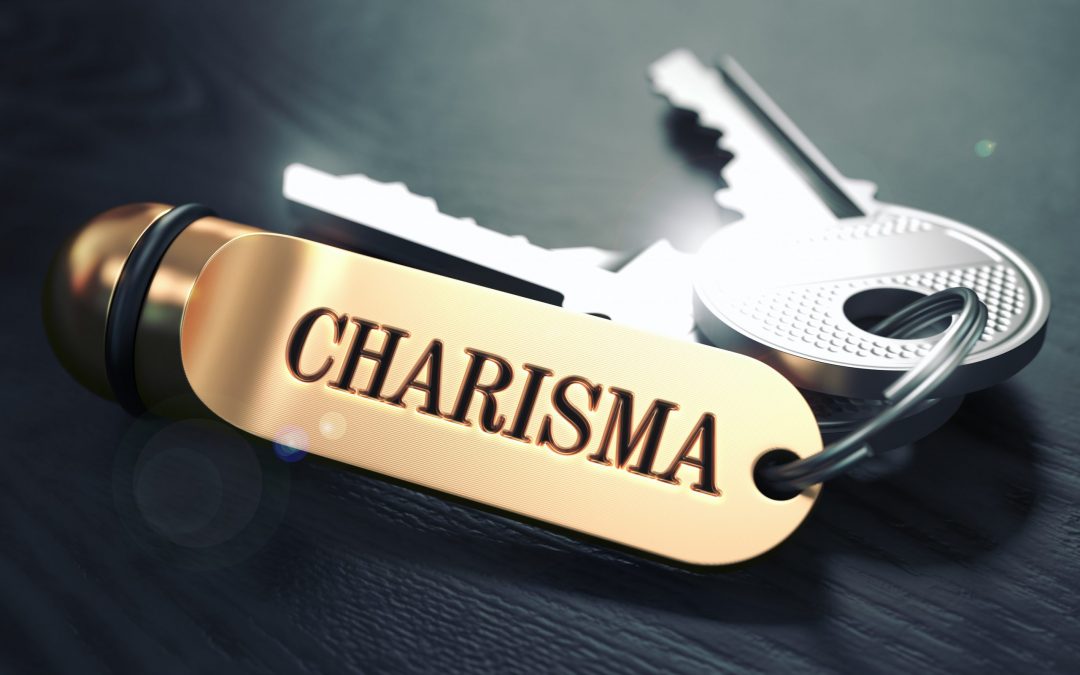 Charisma Concept. Keys with Golden Keyring.