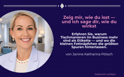 Zeig mir, wie du isst — und ich sage dir, wie du wirkst
