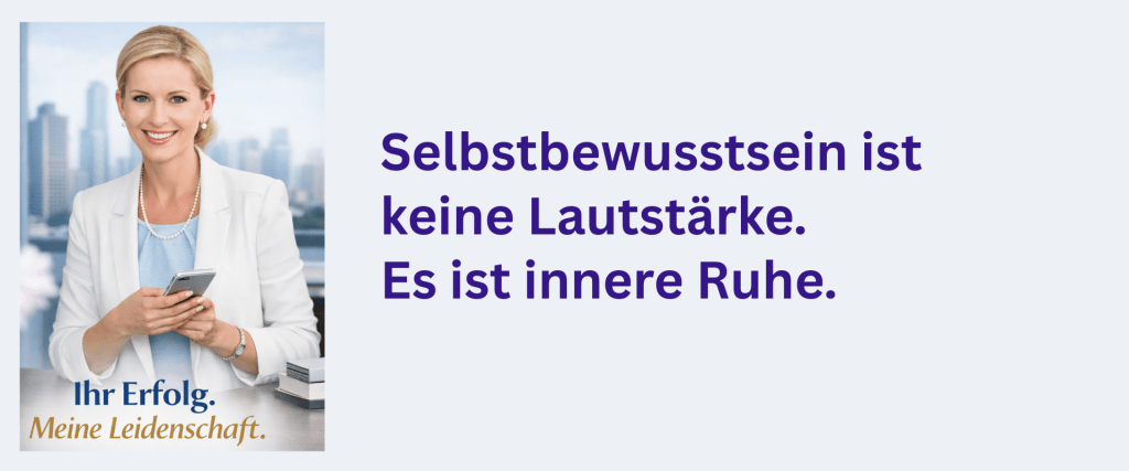 Selbstbewusstsein ist keine Show – sondern innere Klarheit. Lernen Sie, souverän und authentisch aufzutreten.