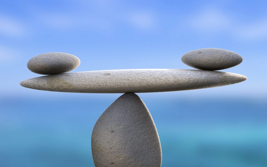 Spa Stones Indicates Healthy Equality And Calmness