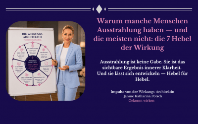 Warum manche Menschen Ausstrahlung haben — und die meisten nicht: die 7 Hebel der Wirkung