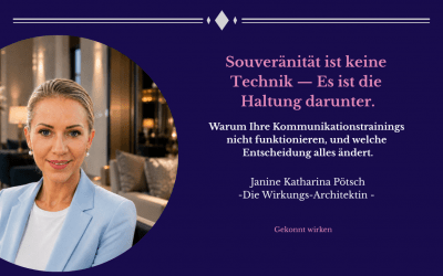 Souveränität ist keine Technik — Es ist die Haltung darunter